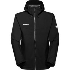 Kurtka przeciwdeszczowa męska Mammut Convey Tour HS Hooded Jacket. Czarne kurtki męskie Mammut, m, bez wzorów, klasyczne, z kapturem. Za 1,142.25 zł.