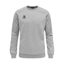 Bluza piłkarska męska Hummel Move Grid bawełniana. Szare bluzy męskie Hummel, m, bez wzorów, z bawełny, sportowe, bez ramiączek, bez kaptura. W wyprzedaży za 190.50 zł.