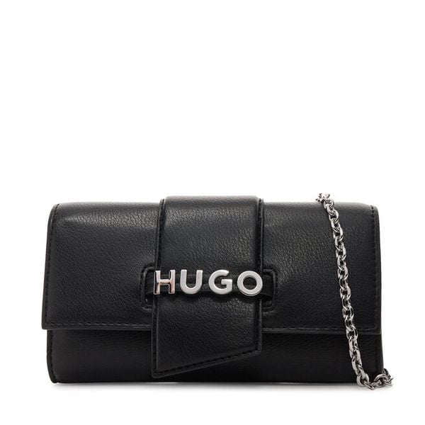 Torebka HUGO. Czarne torebki do ręki damskie Hugo, bez wzorów, bez dodatków. Za 329.99 zł.