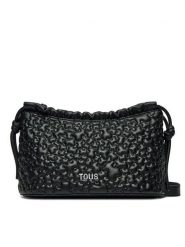 TOUS Torebka Puffy Bear 2002185351 Czarny. Czarne listonoszki damskie tous, bez wzorów, ze skóry, bez dodatków. Za 539.99 zł.