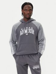 Under Armour Bluza Ua Rival Fleece Colorblock 6003958 Szary Loose Fit. Szare bluzy męskie Under Armour, m, bez wzorów, z bawełny, bez ramiączek, bez kaptura. Za 209.99 zł.