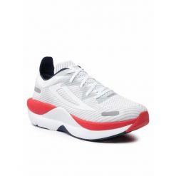 Buty do biegania Fila Shocket. Białe buty sportowe męskie Fila, bez wzorów, z materiału, bez zapięcia, do biegania. Za 412.00 zł.