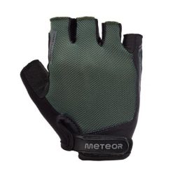 Rękawiczki Rowerowe Unisex Dla Dorosłych MX52. Czarne rękawiczki męskie Meteor, bez wzorów. Za 90.99 zł.