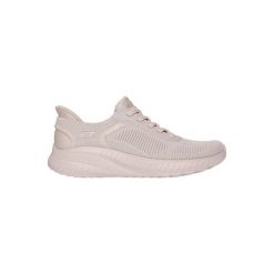 Buty sportowe Sneakersy damskie, Slip-Ins: BOBS Sport Squad Chaos - Current Muse. Czerwone obuwie sportowe damskie Skechers, bez wzorów, bez zapięcia, trekkingowe. Za 359.99 zł.