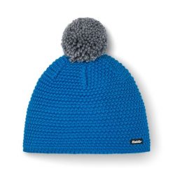 Czapka Eisbar Jamie Pompon MÜ. Niebieskie czapki męskie Eisbar, bez wzorów, z wełny. Za 229.90 zł.