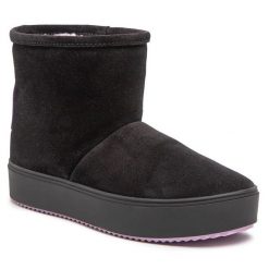 Śniegowce Chiara Ferragni. Czarne śniegowce damskie Chiara Ferragni, bez zapięcia. Za 1,189.00 zł.