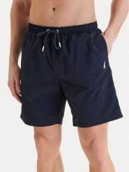 Nautica Szorty kąpielowe Salvardo NCC04502 Granatowy Regular Fit. Niebieskie kąpielówki męskie Nautica, bez wzorów, z syntetyku. Za 129.99 zł.