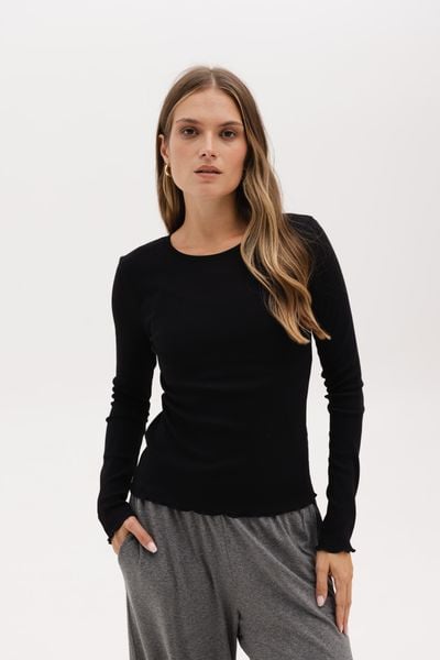 BLUZKA LILIA CZARNA L - Flawless. Czarne bluzki damskie Flawless, l, bez wzorów, z bawełny, biznesowe, bez kołnierzyka, bez ramiączek. Za 220.00 zł.