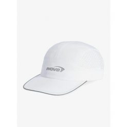 Czapka z daszkiem do biegania Inov-8 Active Cap. Białe czapki damskie Inov-8, bez wzorów. Za 96.99 zł.