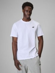 4F T-shirt regular gładki męski (3-pack) - biały S. Białe t-shirty męskie 4F, m, bez wzorów, z bawełny, bez kołnierzyka, bez ramiączek. Za 129.99 zł.
