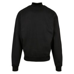 Sweter Męski Z Karczkiem. Czarne swetry męskie Urban Classics, m, bez wzorów, bez kołnierzyka, bez ramiączek. Za 153.99 zł.