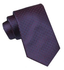 Krawat Męski, Klasyczny - ALTIES - Głębokie Bordo, Wzór. Czerwone krawaty i muchy Alties, bez wzorów, z tkaniny, eleganckie. Za 49.00 zł.