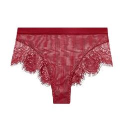 Koronkowe figi z przewiewnego materiału na co dzień Arendien. Zielone majtki damskie Intica, z koronki. Za 79.00 zł.