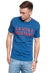 MĘSKI T-SHIRT MUSTANG Alex C Print 1009021 5235. T-shirty męskie Mustang, m, bez wzorów, bez kołnierzyka, bez ramiączek. Za 59.99 zł.