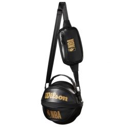 Torba transportowa 3 w 1 NBA. Czarne torby na ramię męskie Wilson, z materiału, na ramię. Za 149.99 zł.