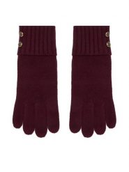 LAUREN RALPH LAUREN Rękawiczki 454P04468004 Bordowy. Czerwone rękawiczki damskie Lauren Ralph Lauren, bez wzorów, z dzianiny. Za 329.99 zł.