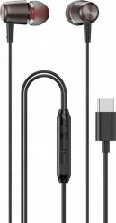 Słuchawki Dudao Słuchawki Dudao X1PROT douszne przewodowe USB-C 1.2 m - czarne. Czarne słuchawki dokanałowe Dudao. Za 16.47 zł.