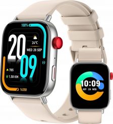 Smartwatch Colmi Smartwatch C8 Max (Srebrny). Szare zegarki smartwatch Colmi, bez wzorów. Za 101.84 zł.