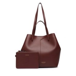 Torebka Emporio Armani. Brązowe shopperki damskie Emporio Armani, bez wzorów, bez dodatków. Za 2,764.00 zł.