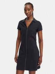 G-Star Raw Sukienka codzienna D28665-E406 Granatowy Regular Fit. Niebieskie sukienki damskie G-Star Raw, na co dzień, xs, bez wzorów, z wiskozy, retro, bez kołnierzyka, bez ramiączek, proste. Za 389.99 zł.