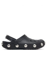 Crocs Klapki Classic Big Studded Clog 214236 Czarny. Czarne klapki damskie Crocs, bez wzorów, z tworzywa sztucznego, bez obcasa, bez zapięcia. Za 259.99 zł.