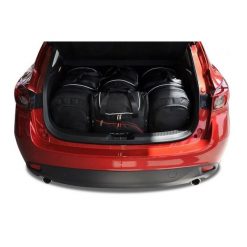 Torby Do Bagażnika Mazda 3 Hatchback 2013-2018 4Szt Kjust. Czarne torby podróżne damskie KJUST, bez wzorów. Za 1,209.00 zł.