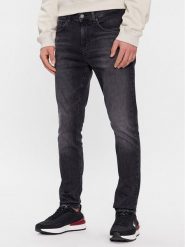 Tommy Jeans Jeansy Scanton DM0DM18152 Czarny Slim Fit. Czarne jeansy męskie Tommy Jeans, z bawełny. Za 409.99 zł.