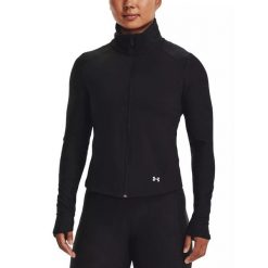 Bluza polarowa damska Under Armour Meridian Novelty. Czarne bluzy damskie Under Armour, l, bez wzorów, z materiału, bez ramiączek, bez kaptura. Za 179.99 zł.