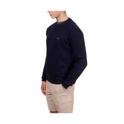 Bluza męska Napapijri NP0A4H89. Niebieskie bluzy męskie Napapijri, m, bez wzorów, bez ramiączek, bez kaptura. Za 239.99 zł.