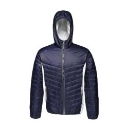 Kurtka Ocieplana Męska Lake Placid. Niebieskie kurtki męskie Regatta, m, bez wzorów, z puchu, sportowe, bez kaptura. Za 190.99 zł.