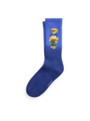 Polo Ralph Lauren Skarpety długie 449973041002 Niebieski. Niebieskie skarpety męskie Polo Ralph Lauren, bez wzorów, z bawełny. Za 59.99 zł.