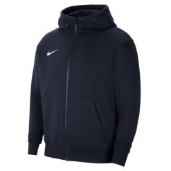 Bluza sportowa męska Nike Park 20 Fleece Fullzip Hoodie. Białe bluzy sportowe męskie Nike, m, bez wzorów, z kapturem, na jogę i pilates. Za 399.99 zł.