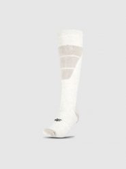4F Skarpety narciarskie damskie - beżowe 35-38. Brązowe skarpetki damskie 4F, bez wzorów, z bawełny. Za 59.99 zł.