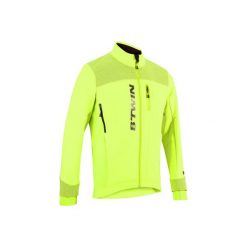 Kurtka na rower ROADCYCLING 520 męska. Żółte kurtki męskie B'TWIN, l, bez wzorów, z elastanu, bez kaptura. W wyprzedaży za 159.99 zł.