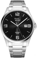 Zegarek męski Pierre Ricaud P91076.5156Q srebrny. Szare zegarki męskie Pierre Ricaud, bez wzorów, srebrne. Za 350.00 zł.