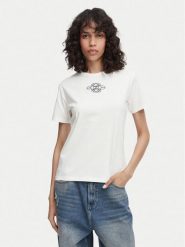 HUGO T-Shirt Damacia 8 50573353 Biały Regular Fit. Białe t-shirty damskie Hugo, xs, bez wzorów, z bawełny, bez kołnierzyka, bez ramiączek. Za 299.99 zł.