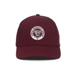 Czapka baseballowa Union Bordeaux-Bègles Goetya 2026/27. Czerwone czapki damskie Kappa, bez wzorów, z materiału, eleganckie. Za 180.50 zł.