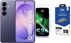 Smartfon Samsung Galaxy S26 5G 12/512GB Fioletowy (SM-S942BZVHEUE) + FlexibleGlass. Fioletowe smartfony SAMSUNG. Za 3,963.00 zł.