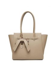Nine West Torebka CEO-Chelsea-Charm-III-LX10186 Beżowy. Brązowe shopperki damskie Nine West, bez wzorów, z materiału, bez dodatków. Za 369.99 zł.
