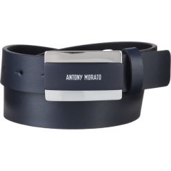 Antony Morato Pasek Niebieski. Niebieskie paski męskie Antony Morato, z materiału. Za 199.95 zł.