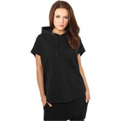 Bluza damska z kapturem Urban Classic basic terry. Czarne bluzy damskie Urban Classics, m, bez wzorów, z bawełny, sportowe, bez ramiączek, z kapturem. Za 127.20 zł.