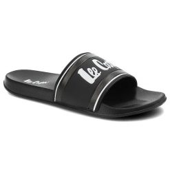 Czarne Klapki Lee Cooper Męskie Profilowane Buty Na Lato. Czarne klapki męskie Lee Cooper, bez wzorów, bez zapięcia. Za 75.00 zł.