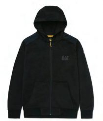 Men's sweatshirt with zipper CAT, black, size M. Czarne bluzy męskie YATO, m, bez wzorów, bez ramiączek, bez kaptura. Za 236.71 zł.