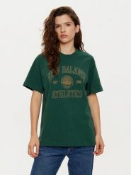 New Balance T-Shirt WT43548 Zielony Oversize. Zielone t-shirty damskie New Balance, l, bez wzorów, z bawełny, bez kołnierzyka, bez ramiączek. Za 109.99 zł.
