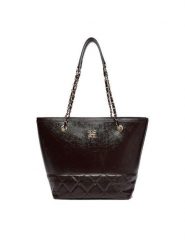 Nine West Torebka C-TRINITY-KY090 Brązowy. Brązowe shopperki damskie Nine West, bez wzorów, z materiału, bez dodatków. Za 229.99 zł.