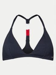 Tommy Hilfiger Góra od bikini UW0UW05374 Granatowy. Niebieskie bikini Tommy Hilfiger, bez wzorów, z syntetyku. Za 179.99 zł.