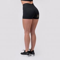 Legginsy fitness krótkie damskie Nebbia Intense Gold Print Czarne. Czarne legginsy damskie Nebbia, bez wzorów. Za 214.95 zł.