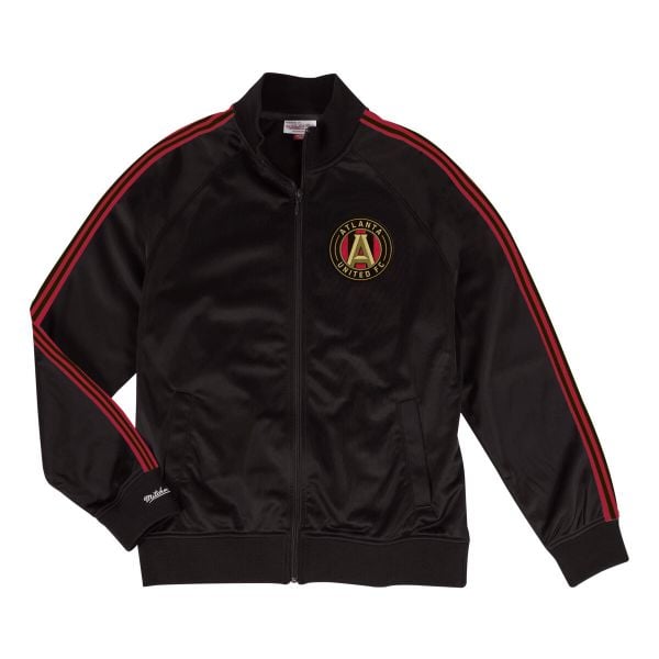 Kurtka z dresu Atlanta United FC. Czarne kurtki męskie Mitchell & Ness, m, bez wzorów, z dresówki, bez kaptura. Za 545.00 zł.