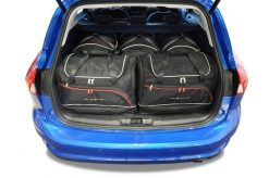 Torby Do Bagażnika Ford Focus Kombi 2018+ 5Szt Kjust. Czarne torby podróżne damskie KJUST, bez wzorów, z kauczuku. Za 1,540.00 zł.
