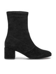 HÖGL Botki Delicate 8-134142 Czarny. Czarne botki damskie HÖGL, bez wzorów, ze skóry, bez obcasa, na słupku, bez zapięcia. Za 949.99 zł.